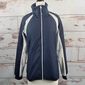 Swix Cross Country Ski Jacket Menali Ultra Quilted Navy Women's Size Medium